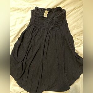 Free People Flowy Black Tank Top